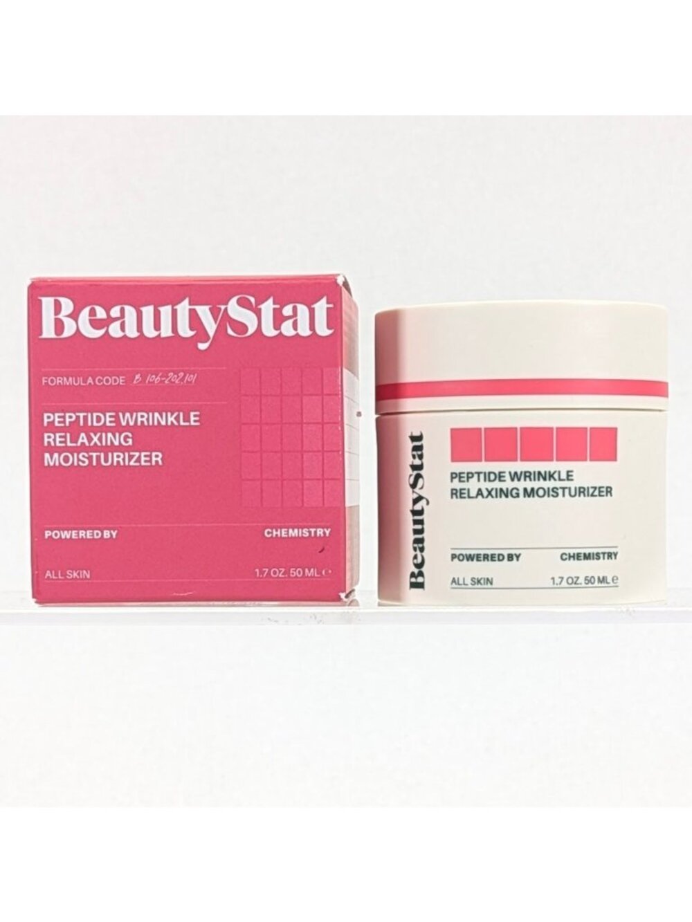 BeautyStat Peptide Wrinkle Relaxing Moisturizer 1.7oz Full Size NIB
